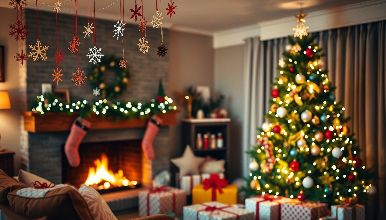 How to create christmas decoration at home using amazon products