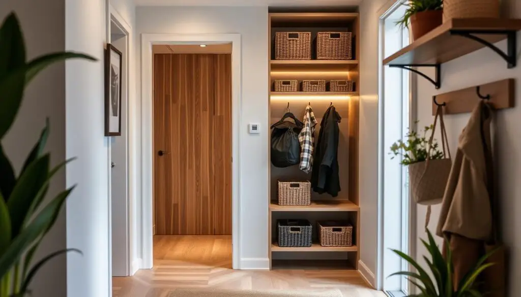 Storage solutions for hallway design ideas