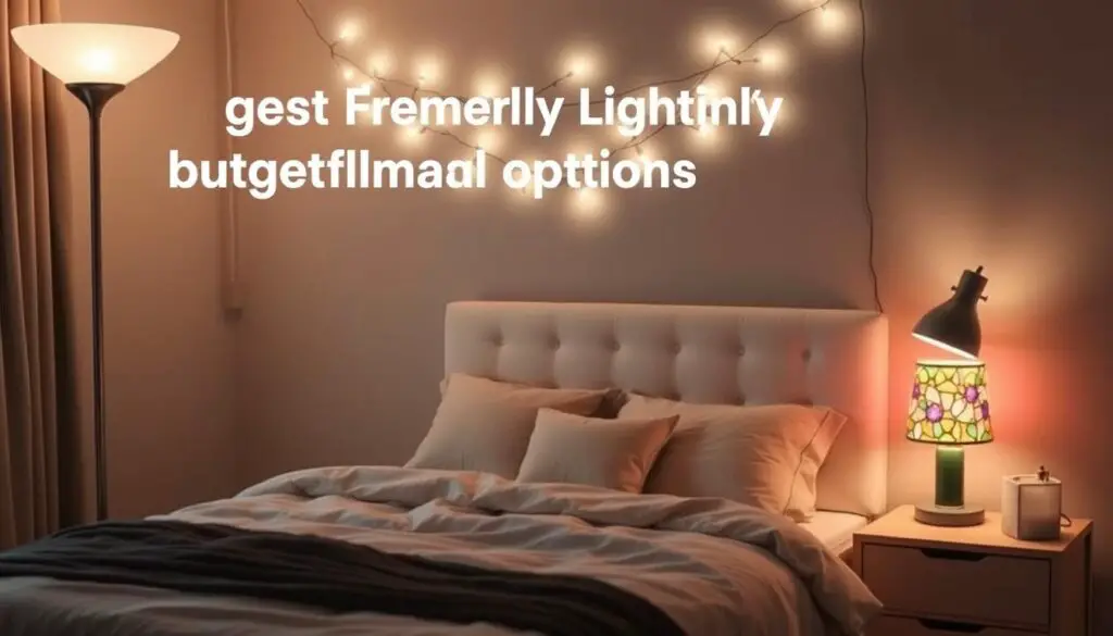 budget-friendly bedroom lighting