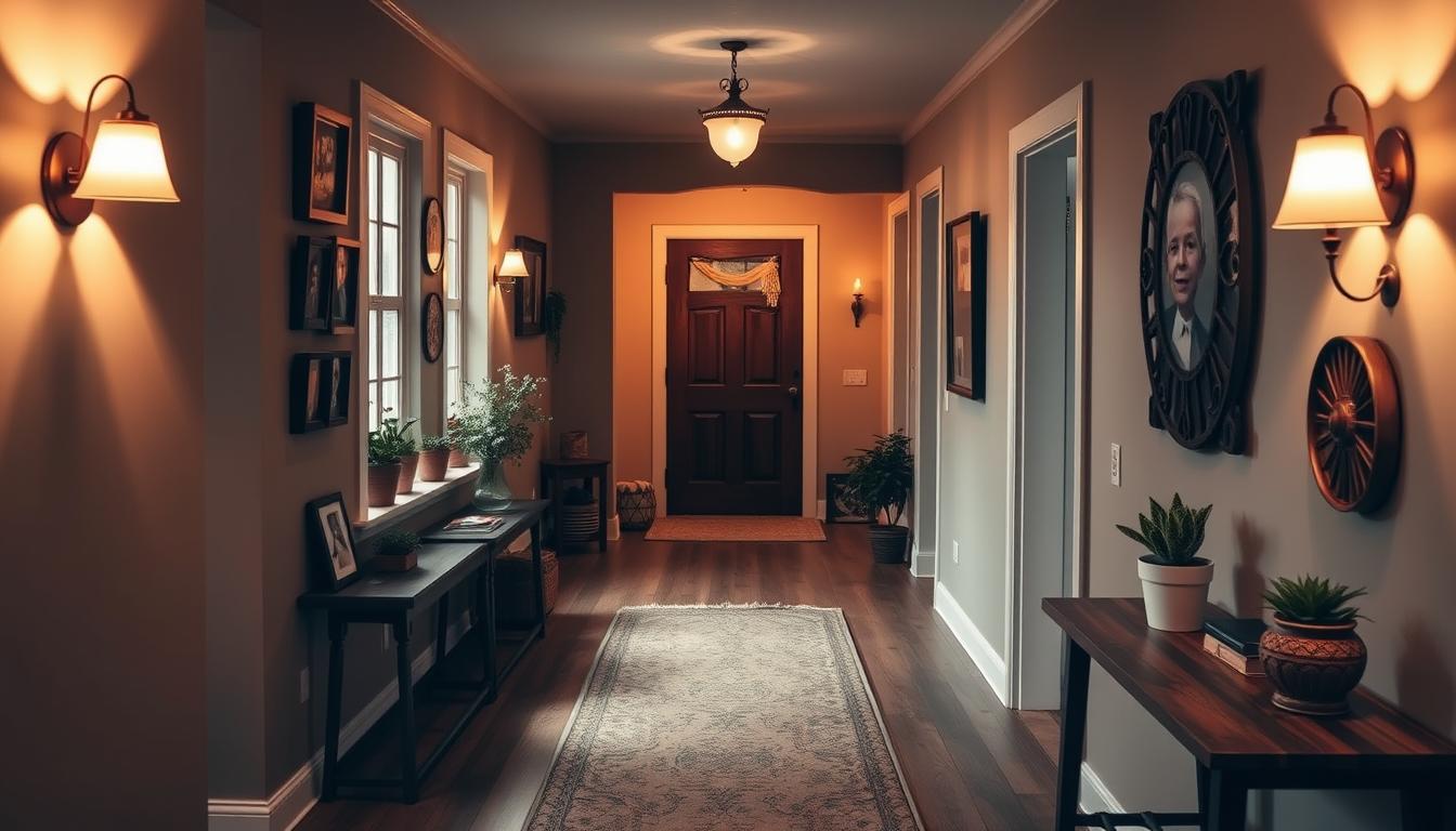 cozy decoration of corridor of a home