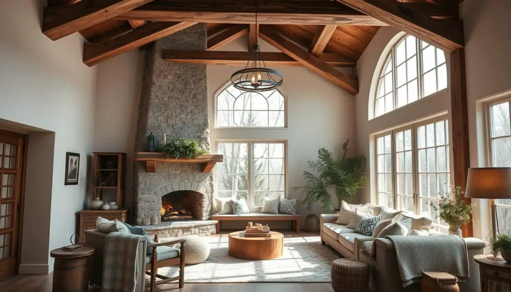 rustic chic interiors