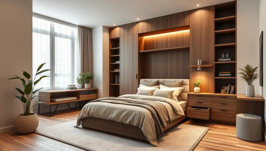 space-saving bedroom ideas